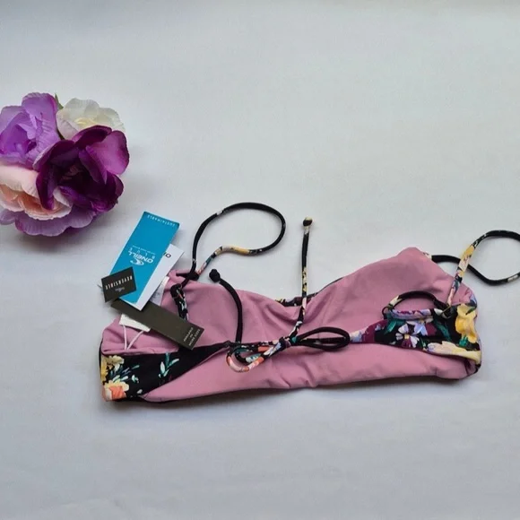 O'NEILL ROSSETA SURFSIDE REVO BIKINI TOP COLOR BLK. SIZE MEDIUM. - Picture 2 of 6